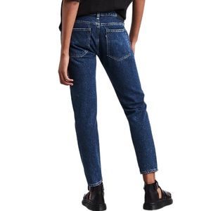 Levi’s made and crafted crush taper boyfriend fit rigid classic wash jeans sz 28